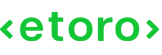 Logo aplikacji inwestycyjnej eToro